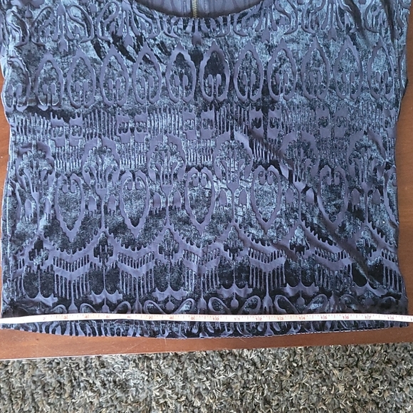 Velvet burnout top - Picture 9 of 10